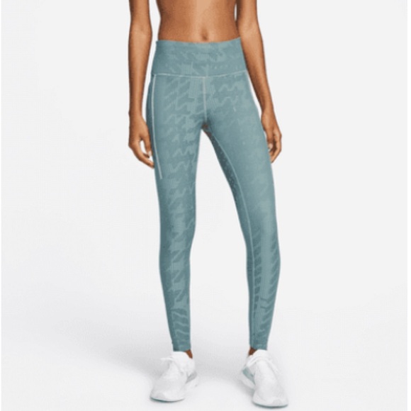 Nike Women's Dri Fit ADV Epic Luxe Running Leggings Pants DD6490 357 M - Picture 1 of 9